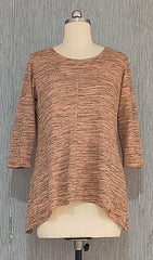 3/4 Sleeve top – 90% Cotton 10% Polyester